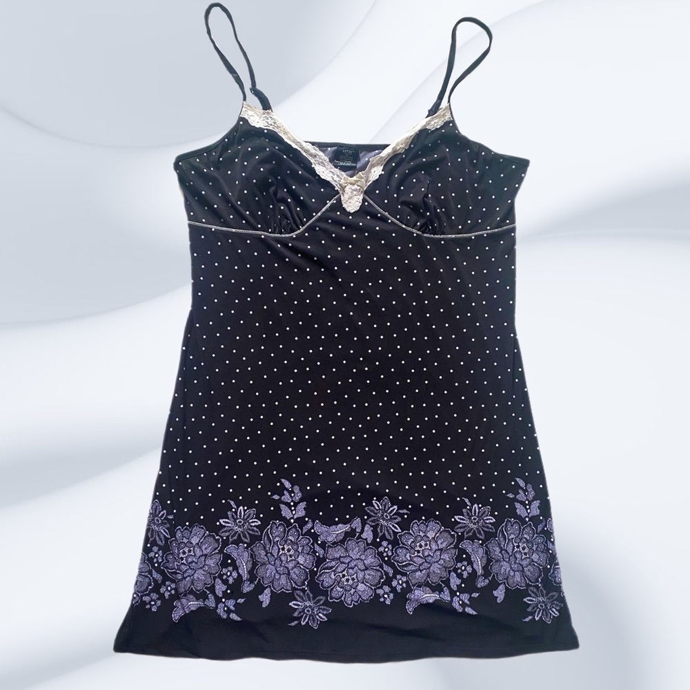 Vintage 90’s Apt. 9 Polka Dot Chemise Nightgown